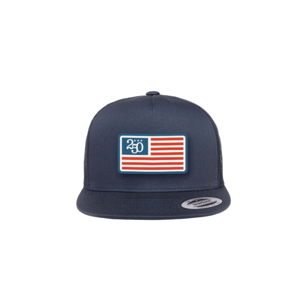 250 Patch Hat - Blue Flat Bill