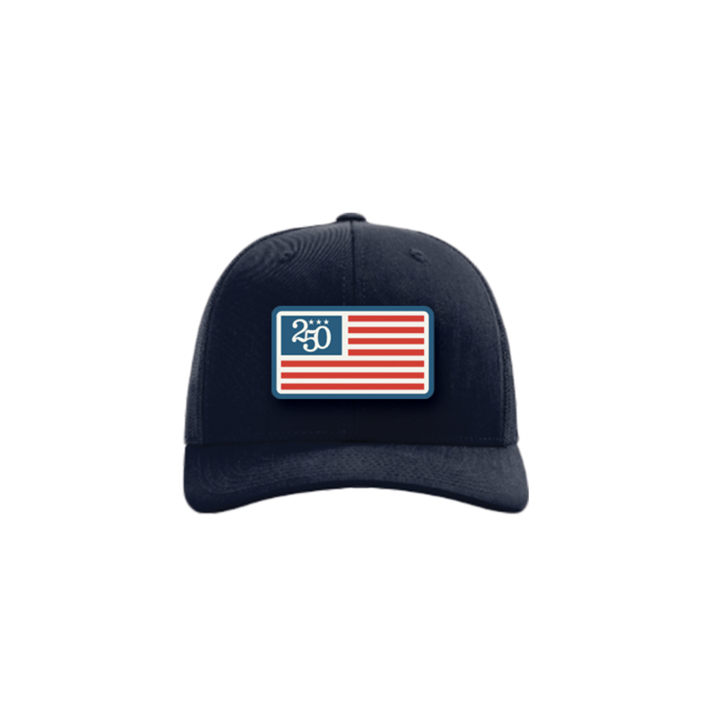250 Patch Hat - Blue Trucker