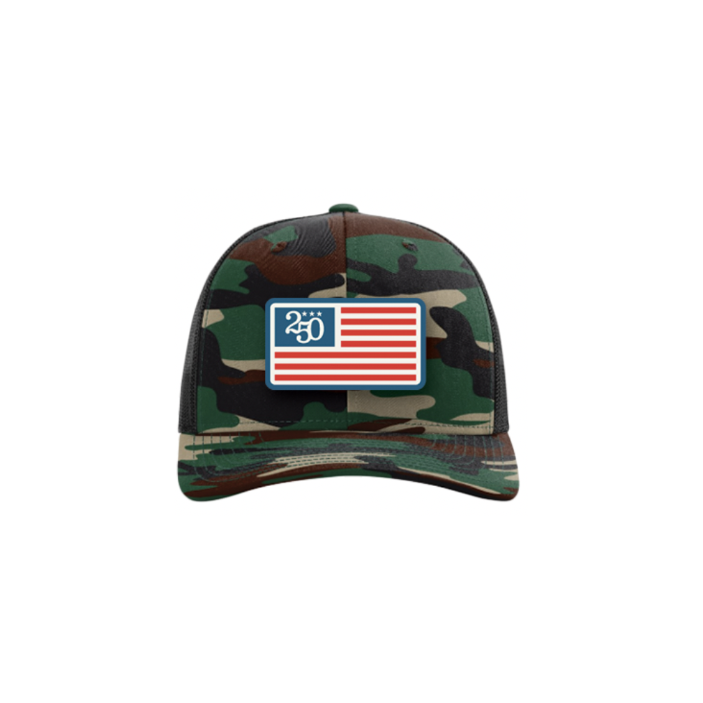 250 Patch Hat - Green Camo