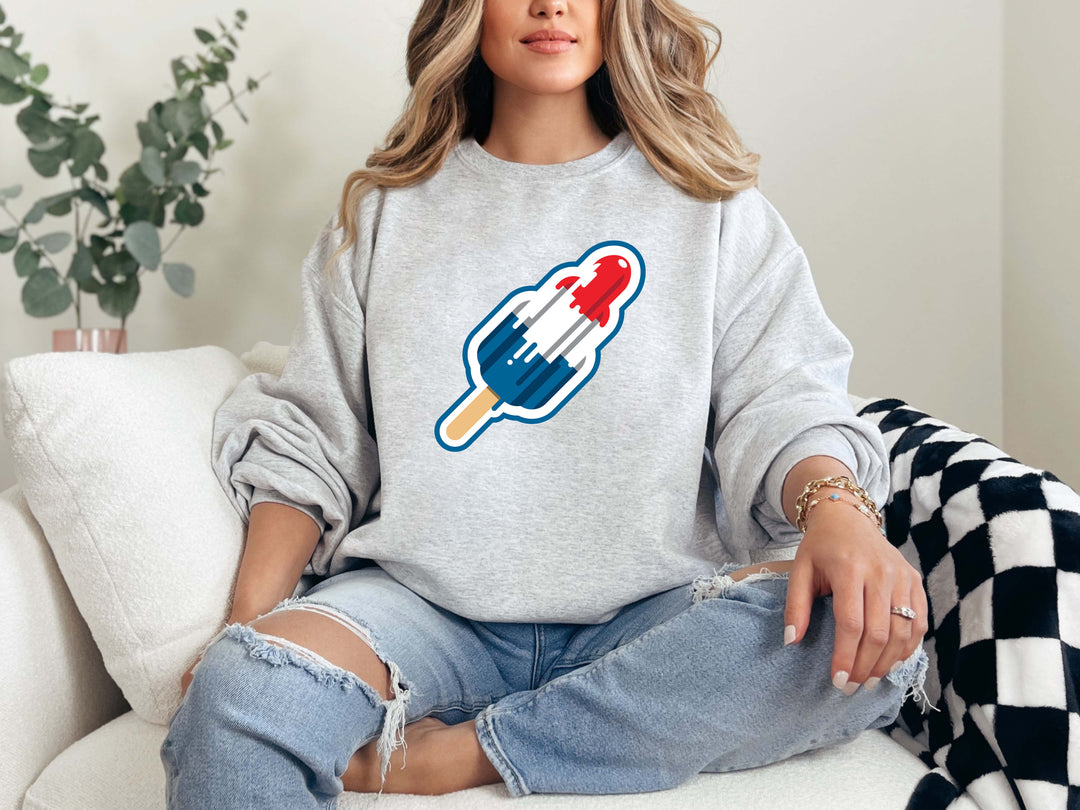 USA Pop Graphic Crewneck Shirt