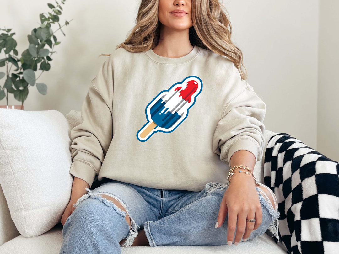 USA Pop Graphic Crewneck Shirt