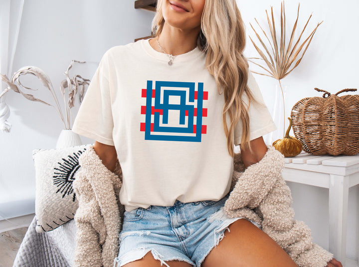 USA Block Monogram Graphic Tee