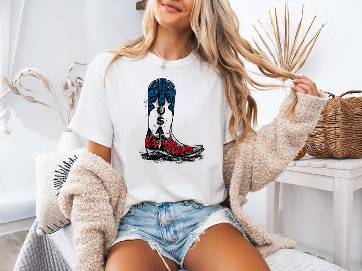 Cowgirl Boot Graphic Tee