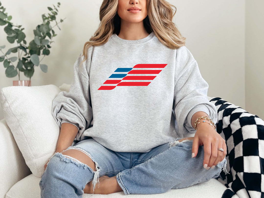USA Flag Crewneck Shirt