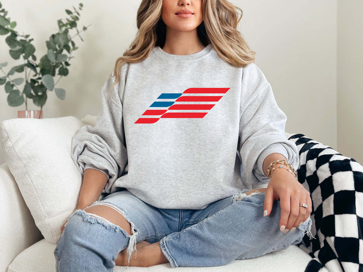 USA Flag Crewneck Shirt