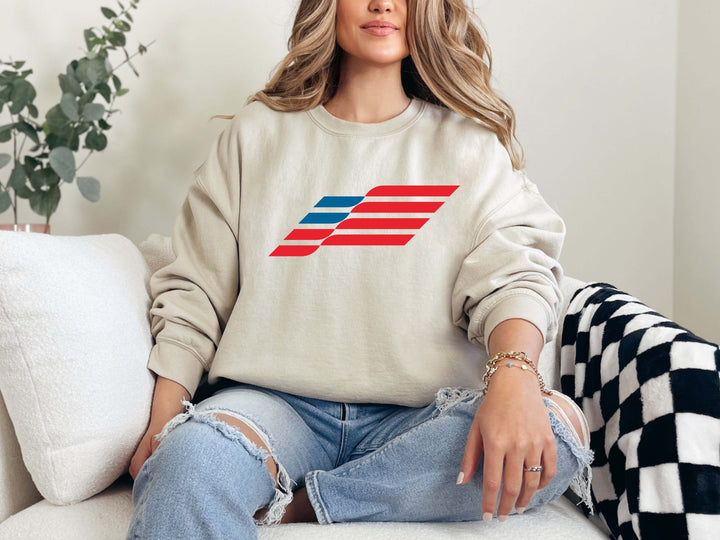 USA Flag Crewneck Shirt