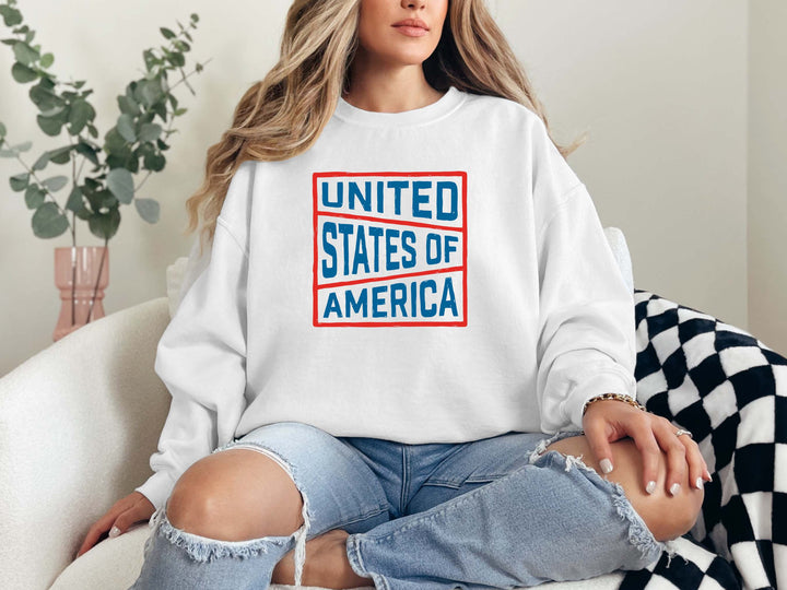 USA Stacked Crewneck Shirt