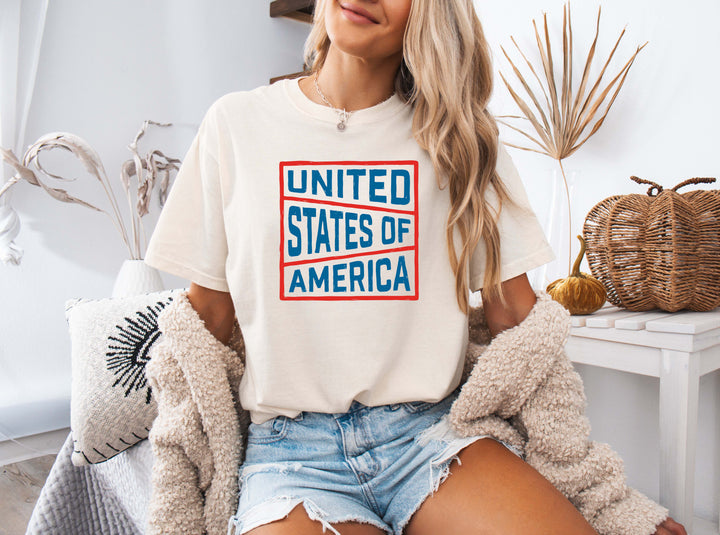 USA Stacked Graphic Tee