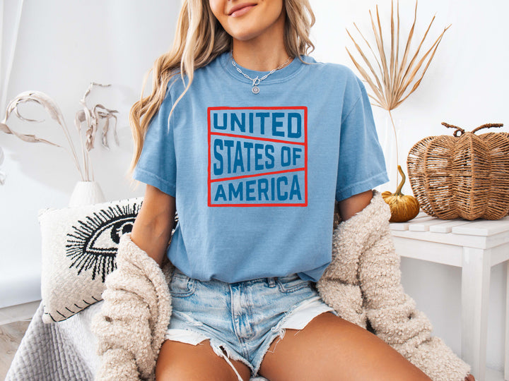 USA Stacked Graphic Tee