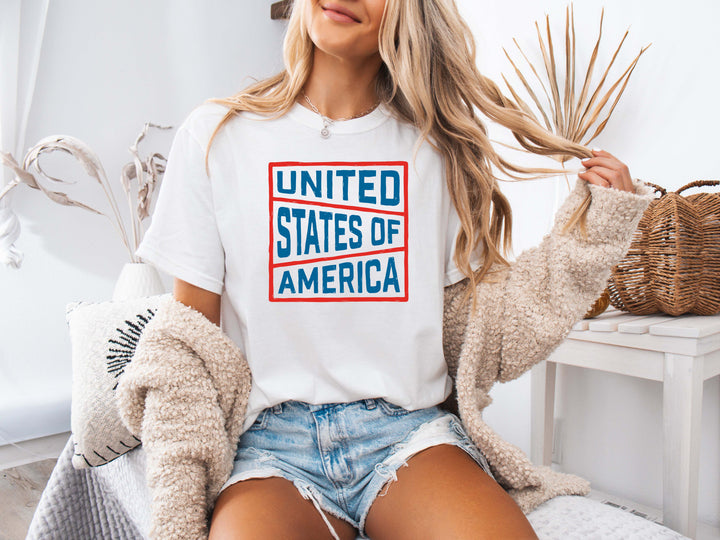 USA Stacked Graphic Tee