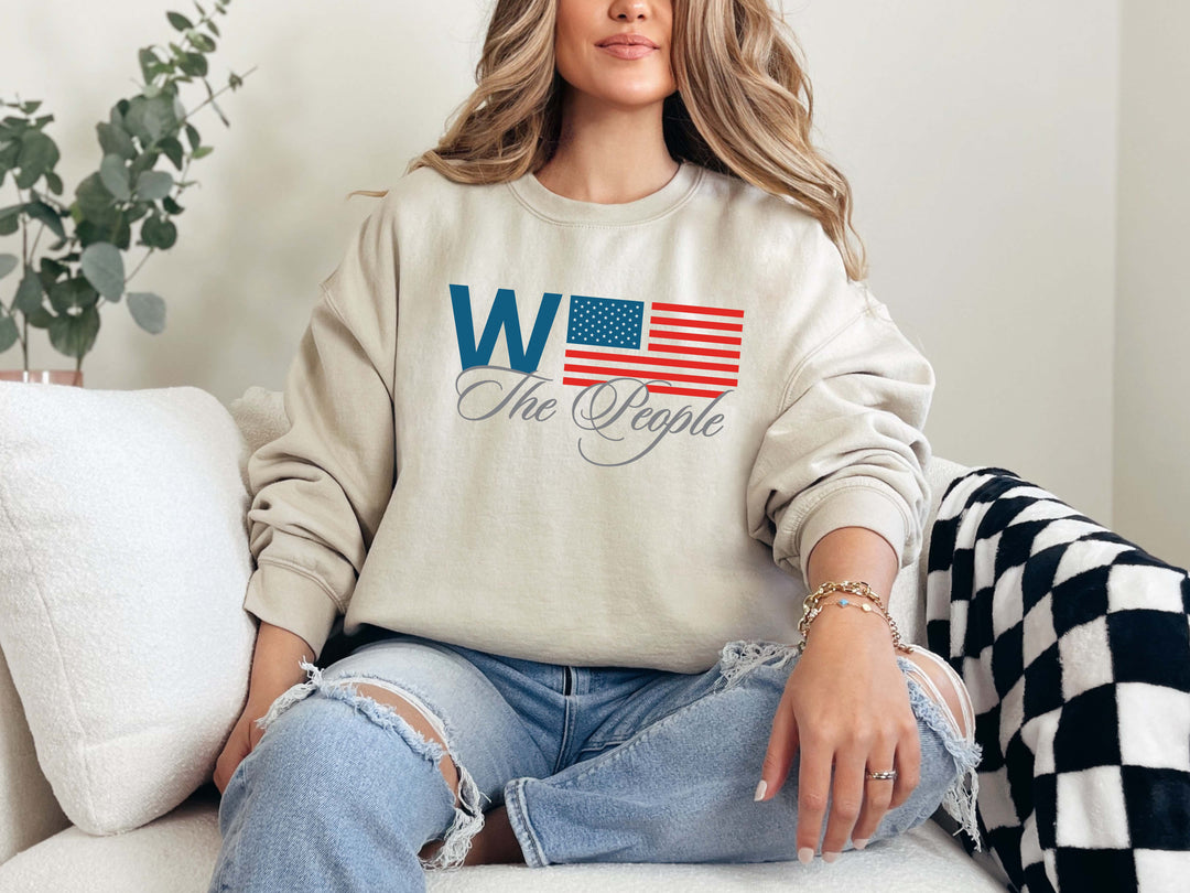 We The People Graphic Crewneck Shirt