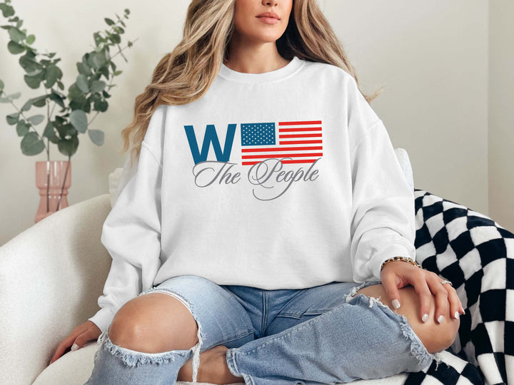 We The People Graphic Crewneck Shirt